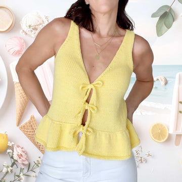 Size L - SORBETTO Knit Top