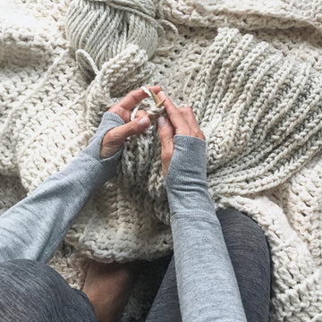 Brioche Infinity Scarf