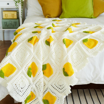 Citrus Squares Blanket