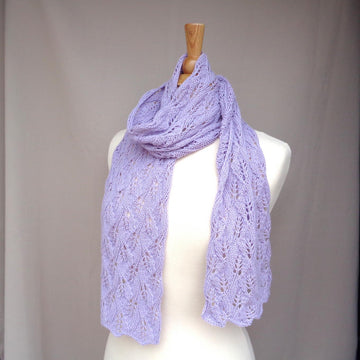 Lilac Petals Scarf