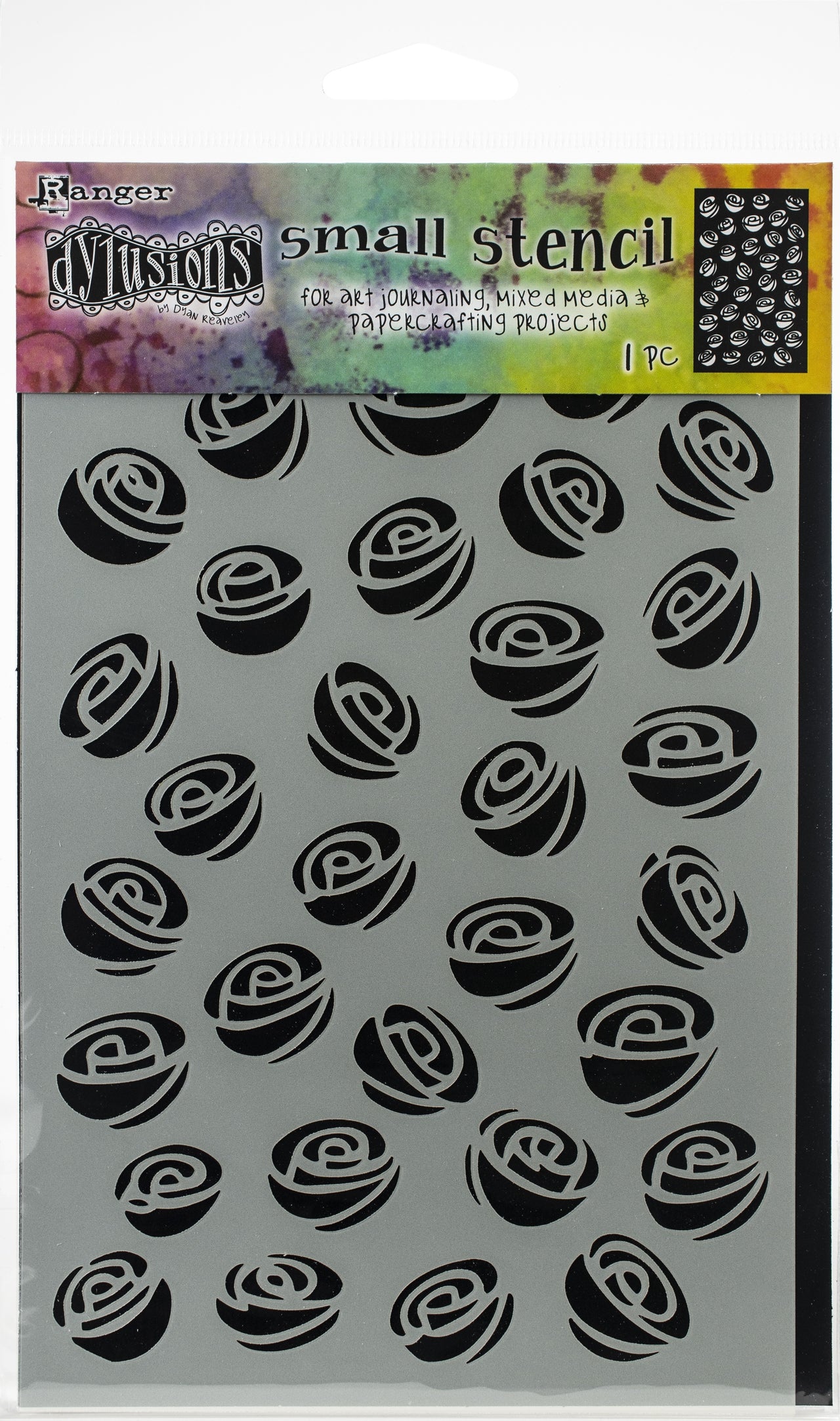 Ranger Dyan Reaveley's Dylusions Stencils 5"X8" - Garden Of Roses