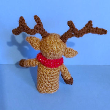 Rudolf the Red-nosed Reindeer Finger Puppet