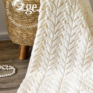 Cathedral Heirloom Baby Blanket - P069