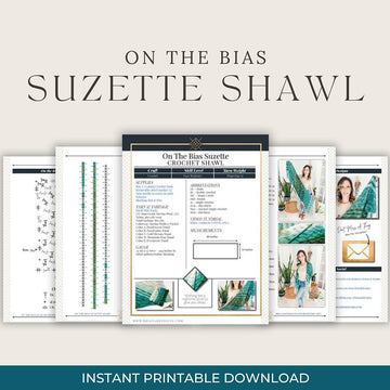 On The Bias Suzette Shawl