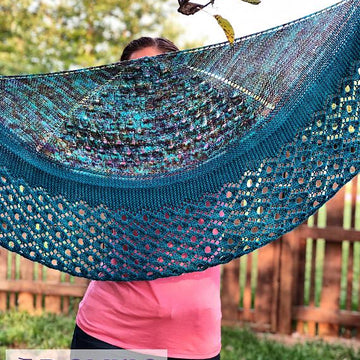 Peacock Feather Shawl