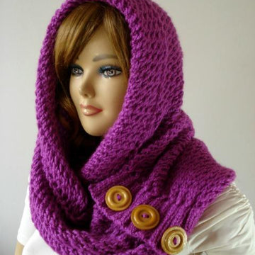 Loulou Kiss Hood Scarf