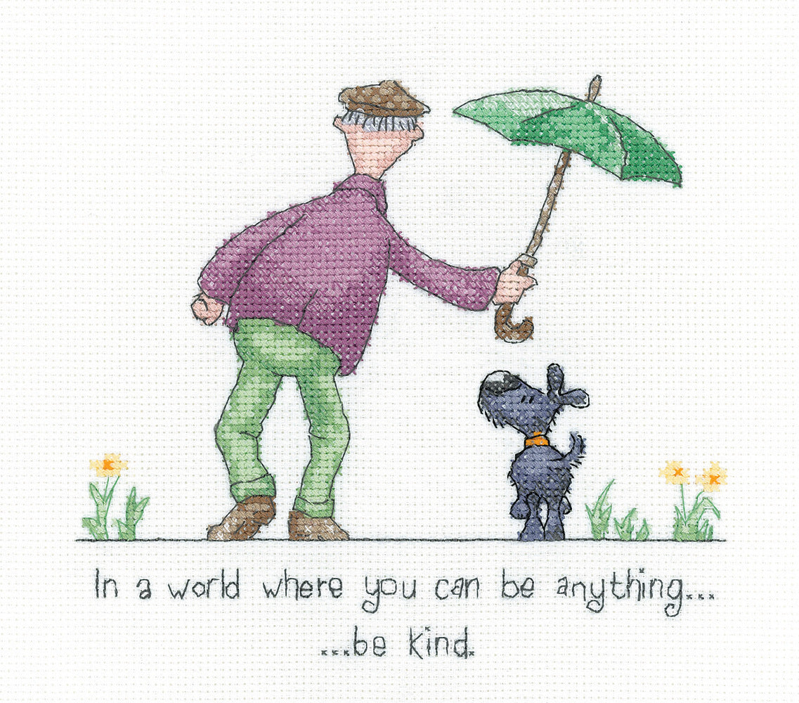 Heritage Be Kind Counted Cross Stitch Kit