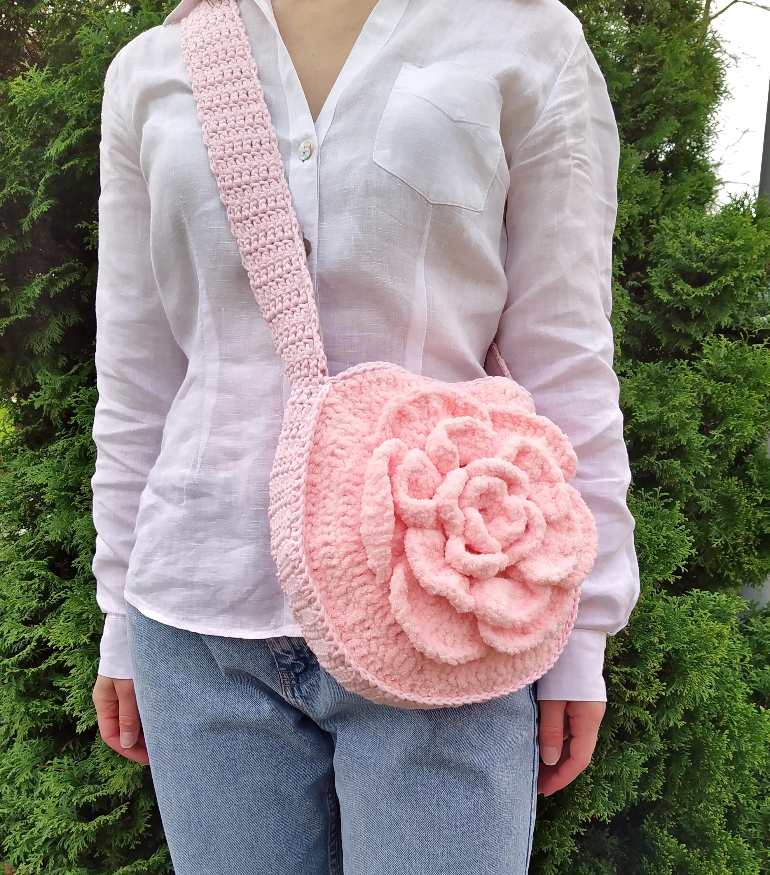 Bag Velvet Peony