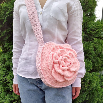 Bag Velvet Peony
