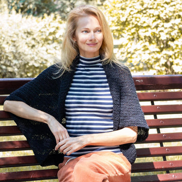 Knitting Pattern Seed Stitch Cocoon Cardigan