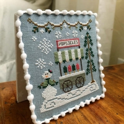 Country Cottage Popsicle Cart - Snow Village - CCNSW6 -  Leaflet