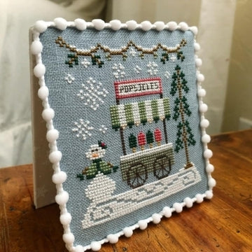 Country Cottage Popsicle Cart - Snow Village - CCNSW6 -  Leaflet