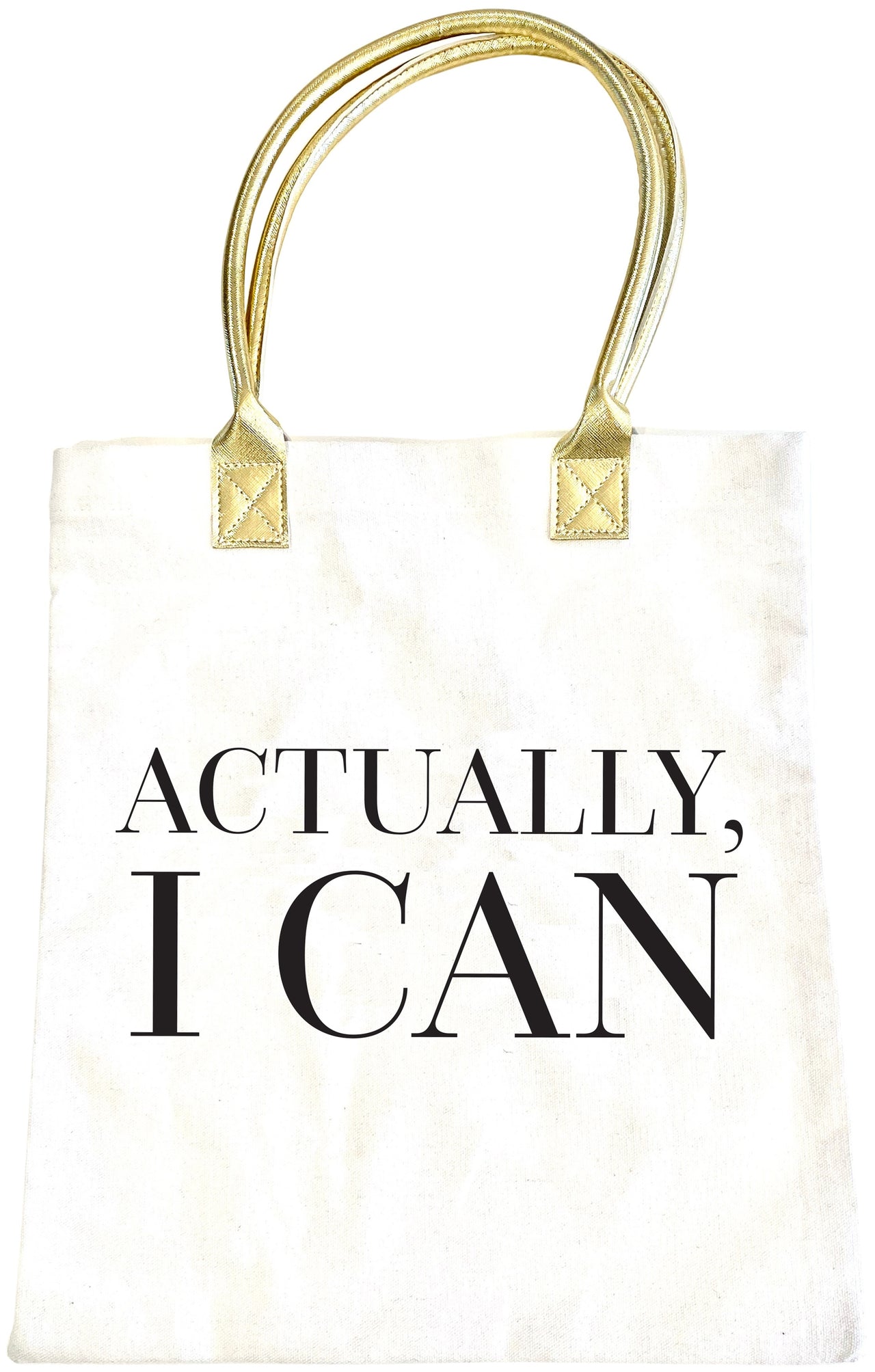Teresa Collins Totebag 16"X13" - Actually I Can