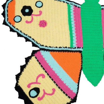 Butterfly Baby Blanket & Cocoon in Red Heart Anne Geddes Baby - LW3572EN - Downloadable PDF