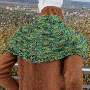 Green Leaf Shawlette