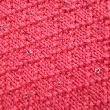 Beaded Lattice Stitch Jumper