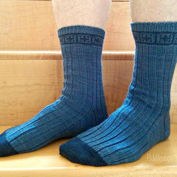 Postage Stamp Socks