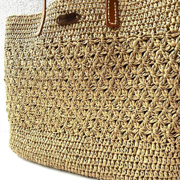 Helana raffia tote bag