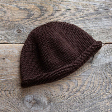 Machine Knitting Pattern Short Trawler Hat