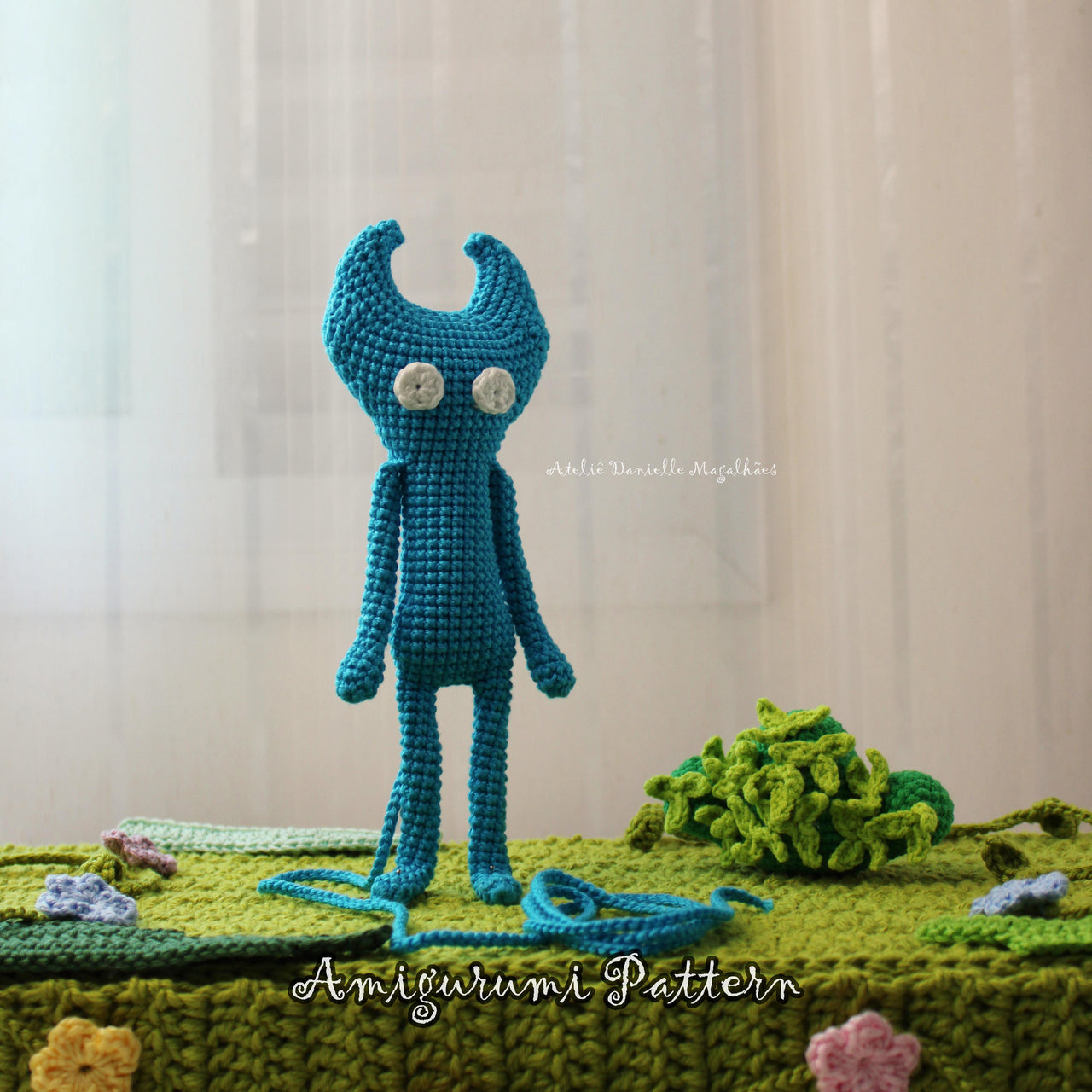 Blue Yarny (from Unravel) – Amigurumi Fanart Pattern (Digital PDF)