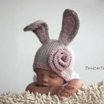 New Born Baby Bunny Hat
