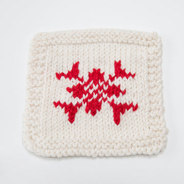 Winter Blanket  - Knitting Pattern for Christmas in Debbie Bliss Rialto DK