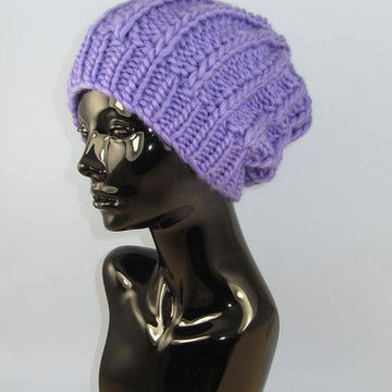 Super Chunky Fishermans Rib Slouch Hat