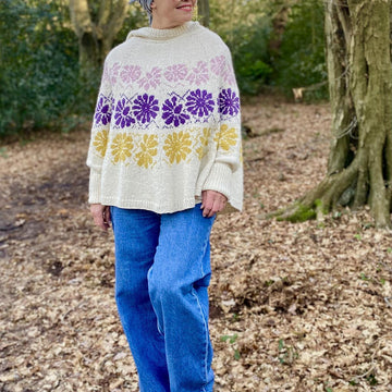 Hoody Poncho Sweater