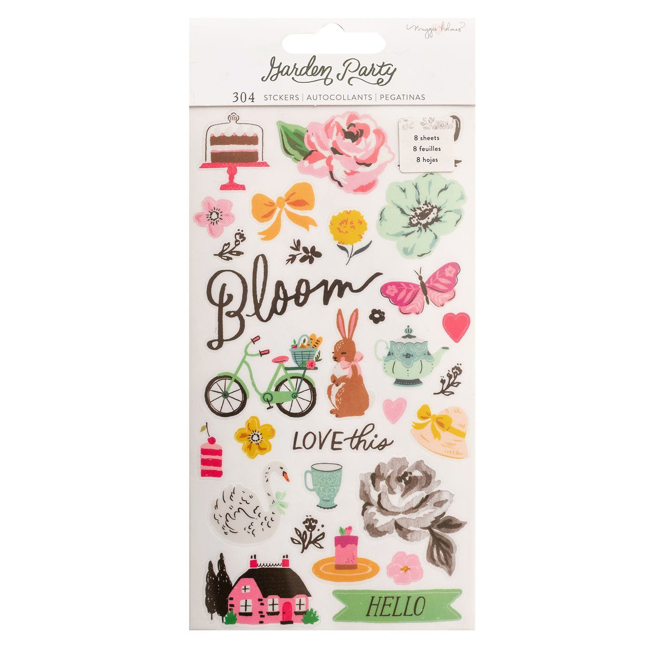 American Crafts Maggie Holmes - Garden Party Sticker Book