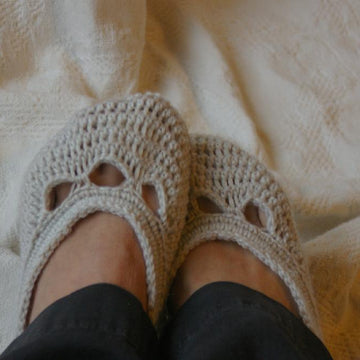 Mommy and Me Yoke Ballet Flats