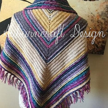 Just a Little Bit Batik Shawl