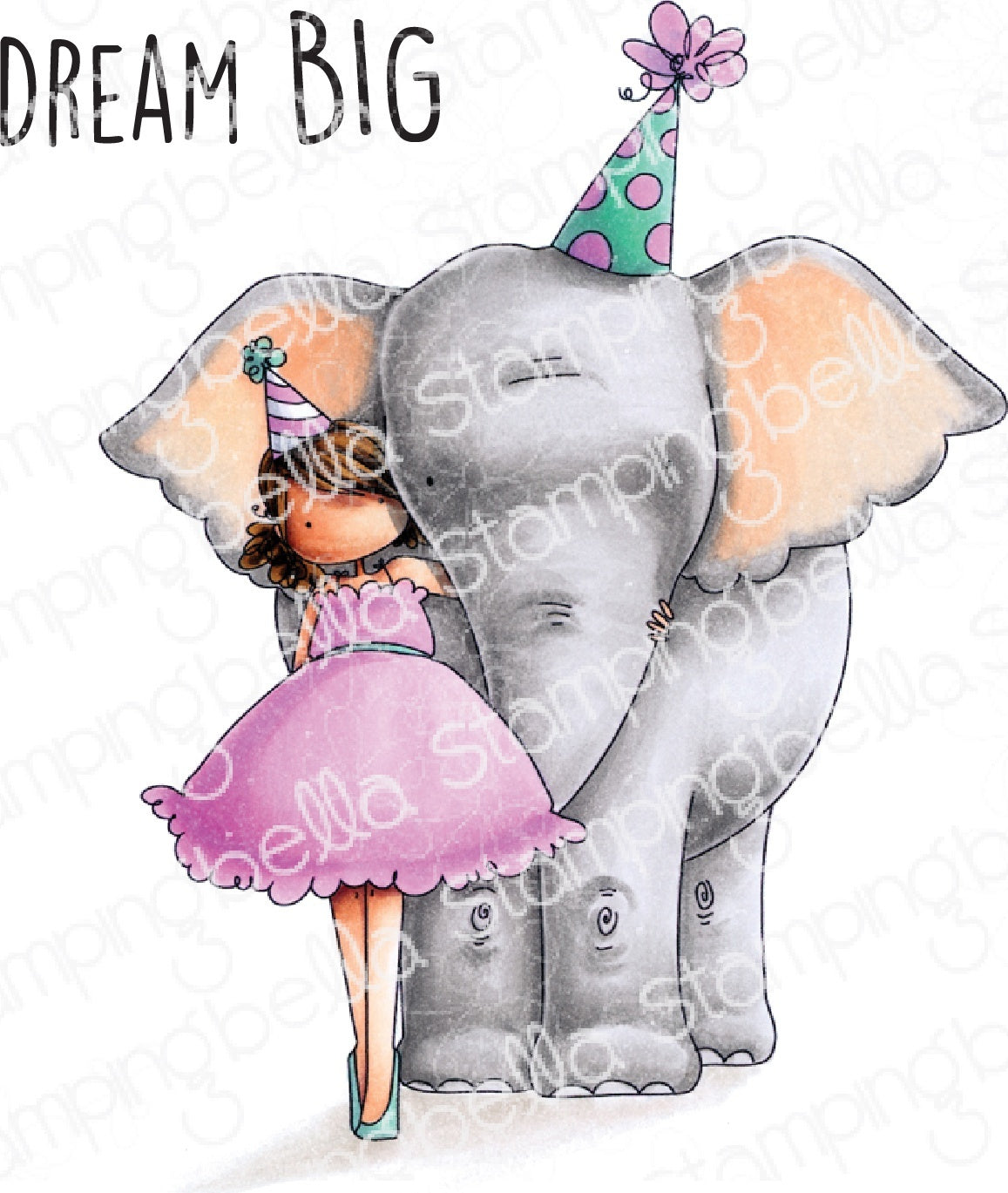 Stamping Bella Cling Stamps - Tiny Townie W/An Elephant