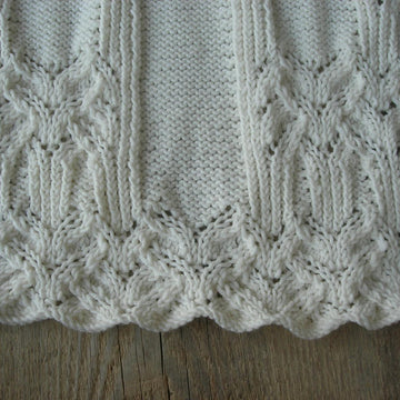 White Softness baby blanket