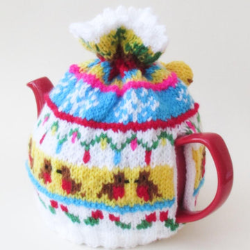 Fair Isle Jingle Bells Christmas Tea Cosy