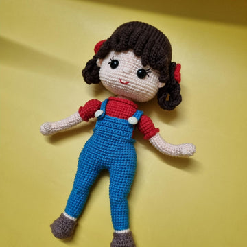 Crochet doll pattern, Amigurumi doll, Trixie doll