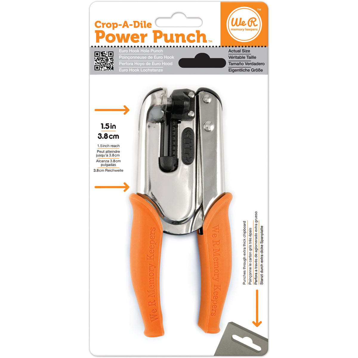 We R Memory Keepers Crop-A-Dile Euro Hook Power Punch - 030940