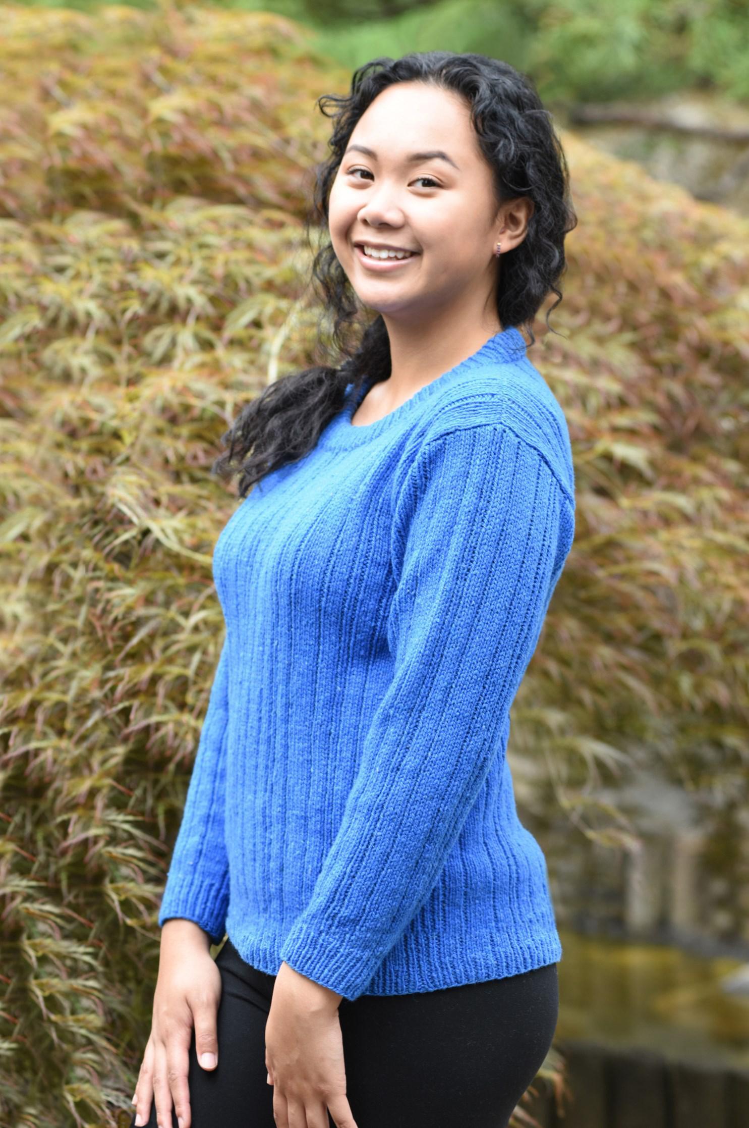 Saturday Jazz Sweater in Cascade Yarns Aegean Tweed - DK648 - Downloadable PDF