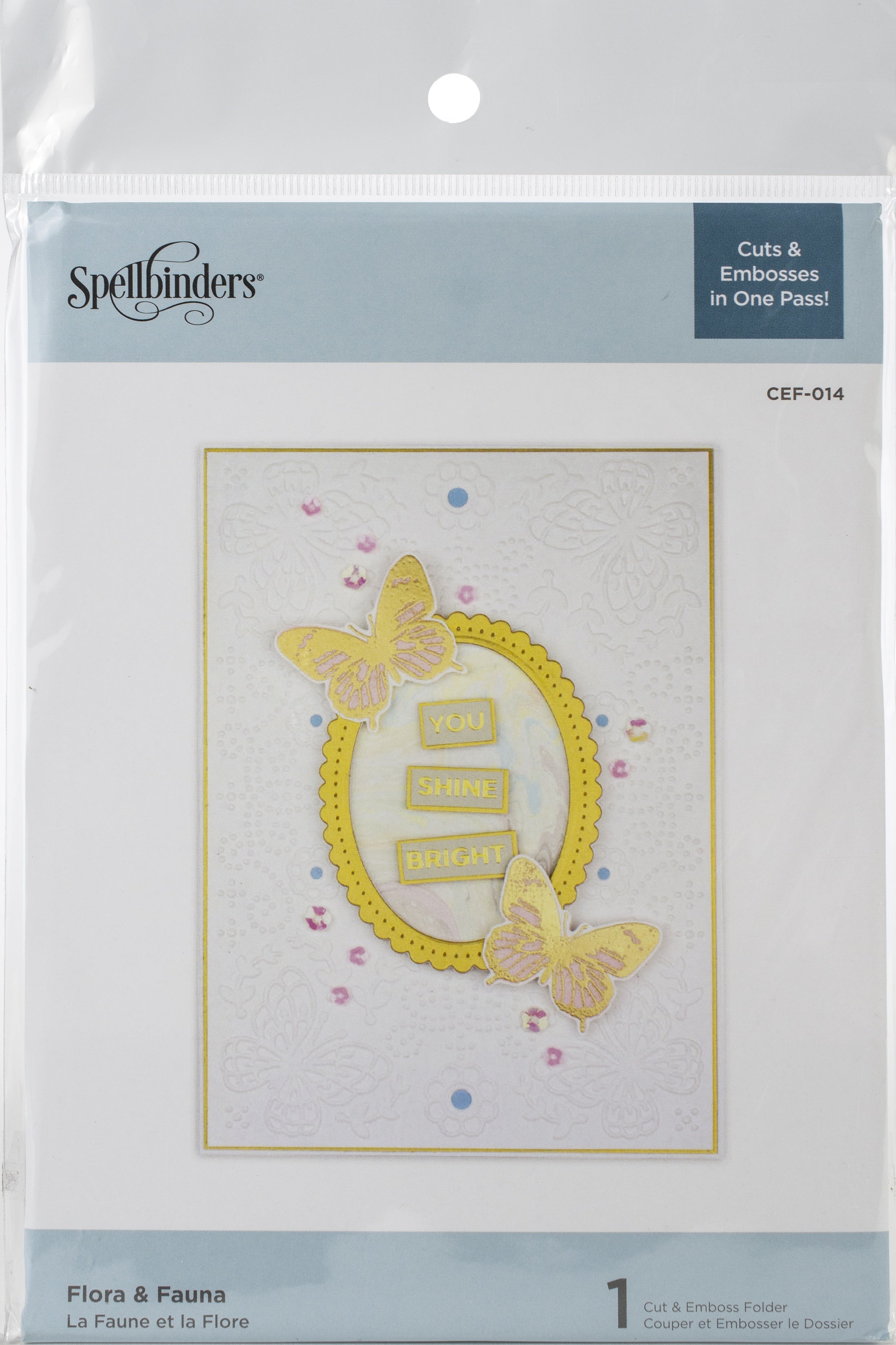 Spellbinders Cutting Embossing Folders - Flora & Fauna