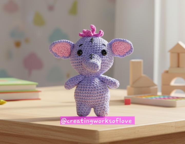 Mini Elephant Amigurumi