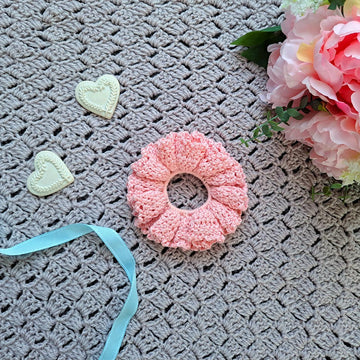 Crochet Delicate Hair Scrunchie Pattern