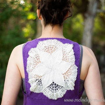 Sun Struck Boho Vest ~ Knit Version
