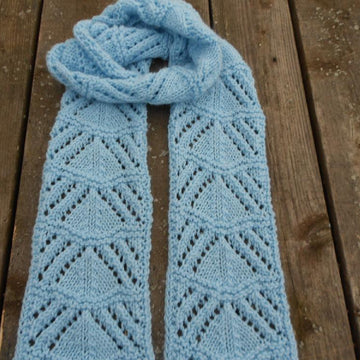 Winters Ice Lace Scarf