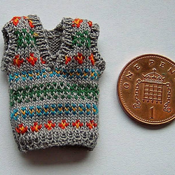1:12th scale Boys patterned slipover