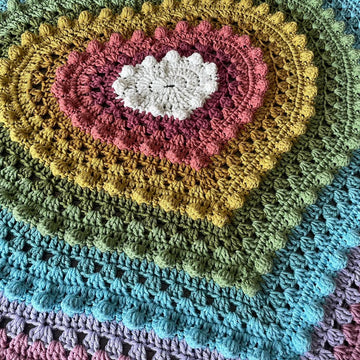 Bobblina Heart Blanket