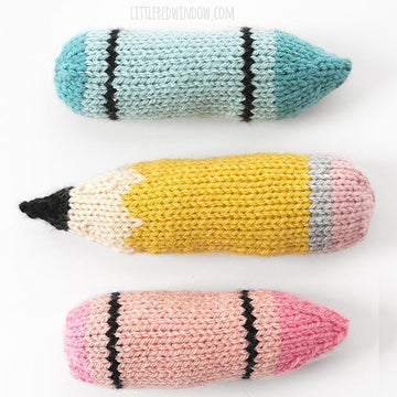 Knit Pencil and Crayon