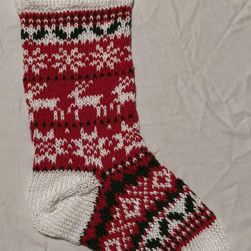 Fair Isle Christmas Stocking