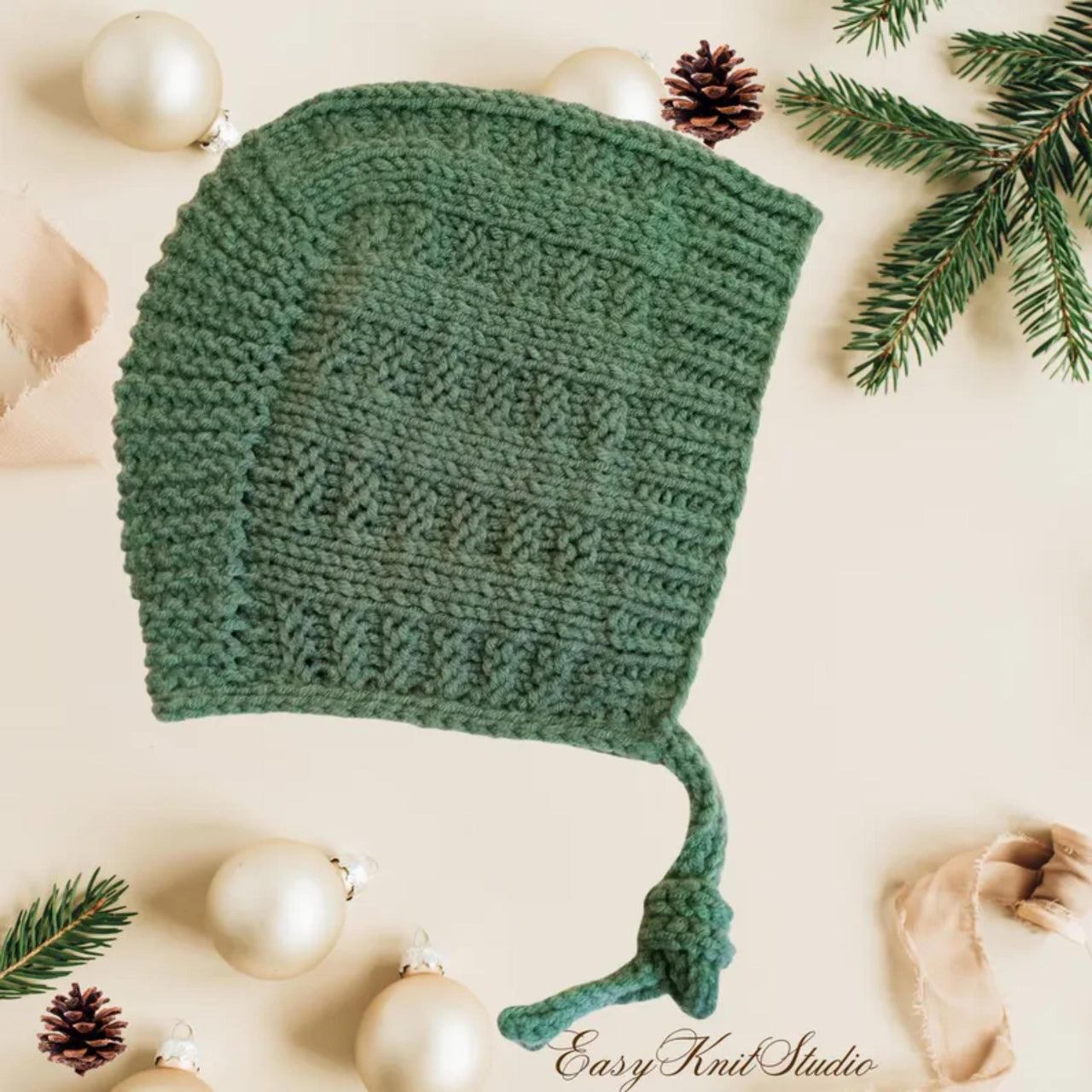 Beginner Knitting Baby Bonnet Pattern