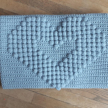 Your Heart In Mine Baby Blanket