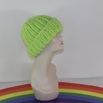 Very Super Chunky Rib Beanie Hat Circular