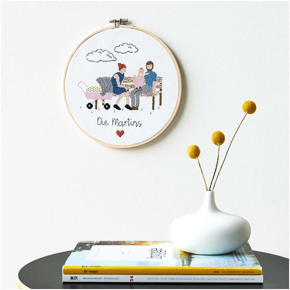 Rico Figurico Young Family Cross Stitch Kit